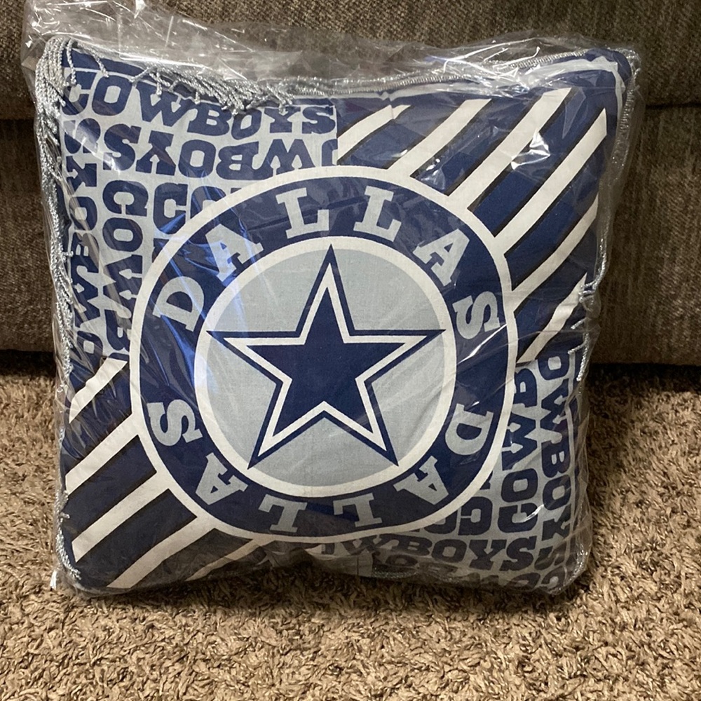 NFL Cowboys Logo Accent pillow